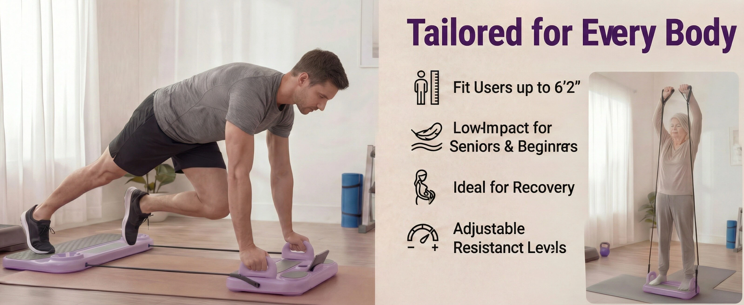 [Amazon Deal] Foldable Pilates Board Kit w/ 28-Day Board Burner Plan